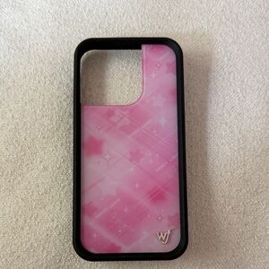 Sandy Liang - Starry Plaid wildflower cases iPhone 15 Pro used one or two times